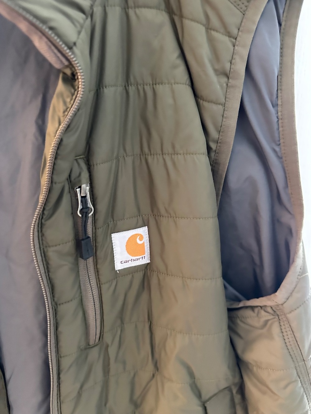 Mens Carharrt Puff Vest - Picture 3 of 4